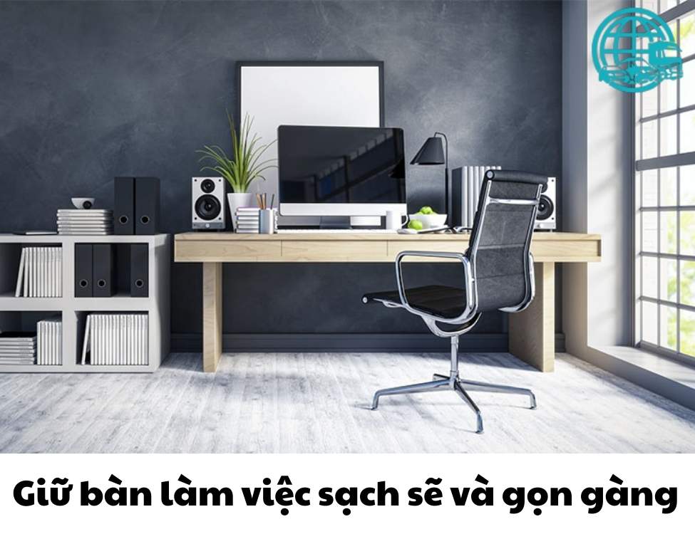 sắp xếp bàn làm việc theo phong thủy