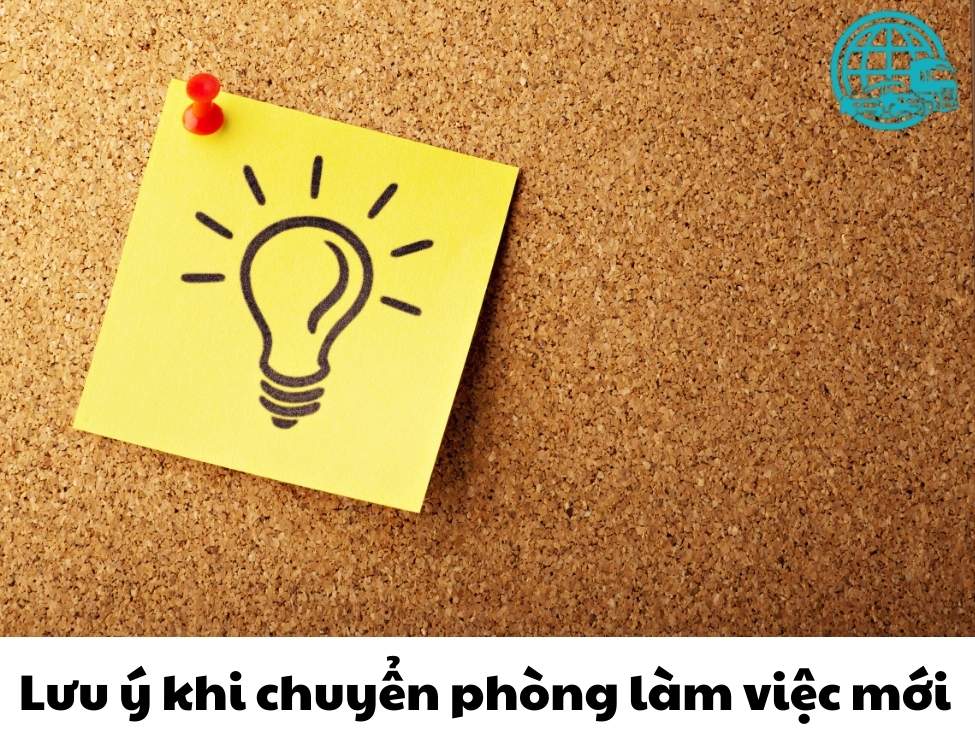 thủ tục nhập phòng làm việc mới