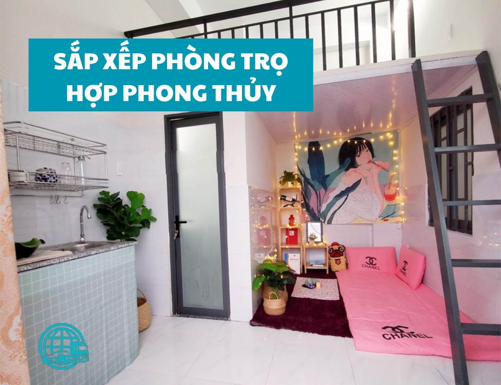 Sắp xếp phòng trọ hợp phong thủy