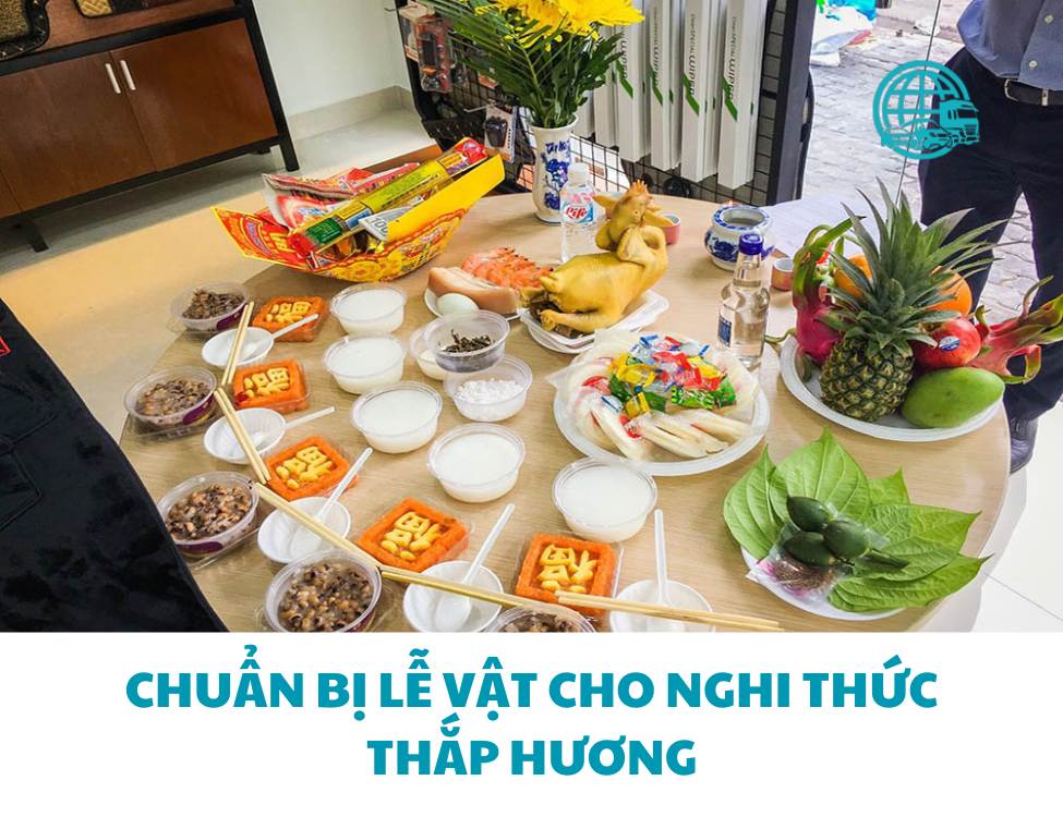 Thắp hương trước khi chuyển nhà