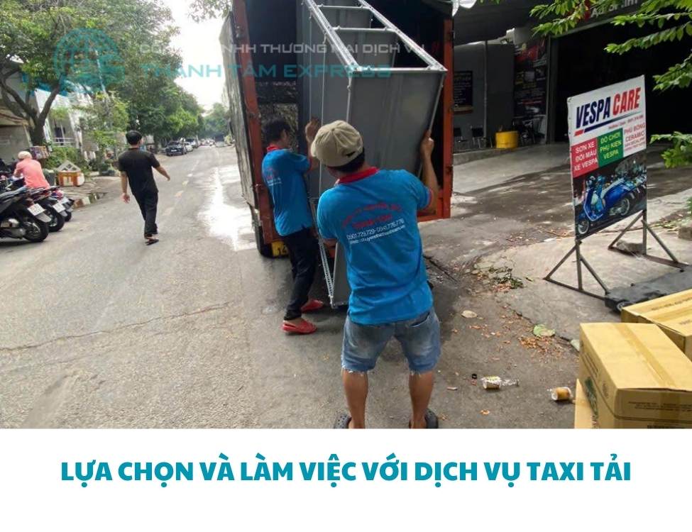 Lựa chọn và làm việc với dịch vụ taxi tải