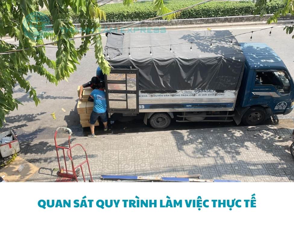 Quan sát quy trình làm việc thực tế