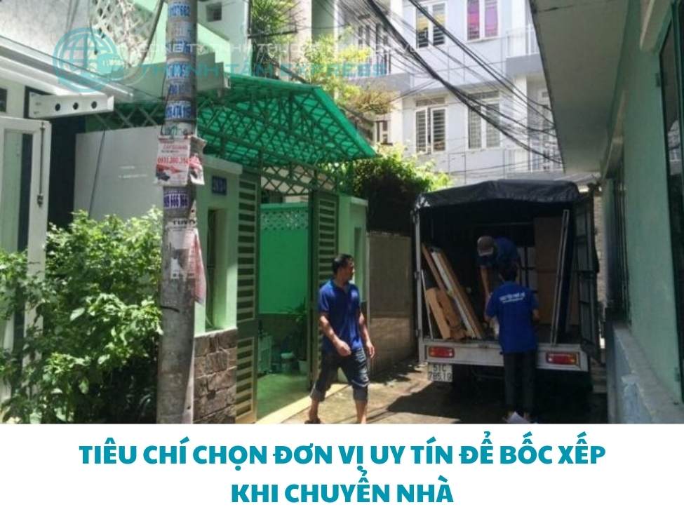 Dịch vụ bốc xếp đồ khi thuê taxi tải chuyển nhà