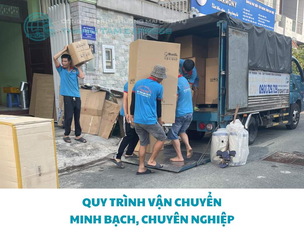 Quy trình vận chuyển minh bạch, chuyên nghiệp