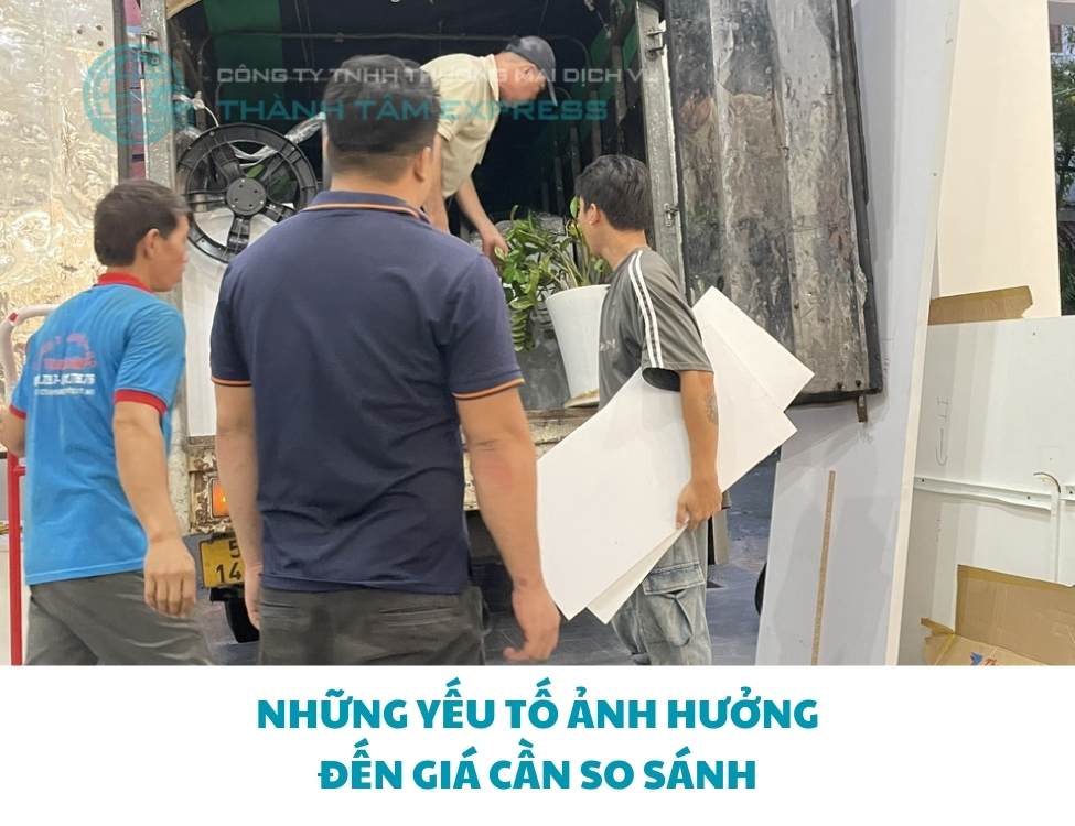 So sánh giá dịch vụ taxi tải chuyển nhà giữa các quận tại TPHCM