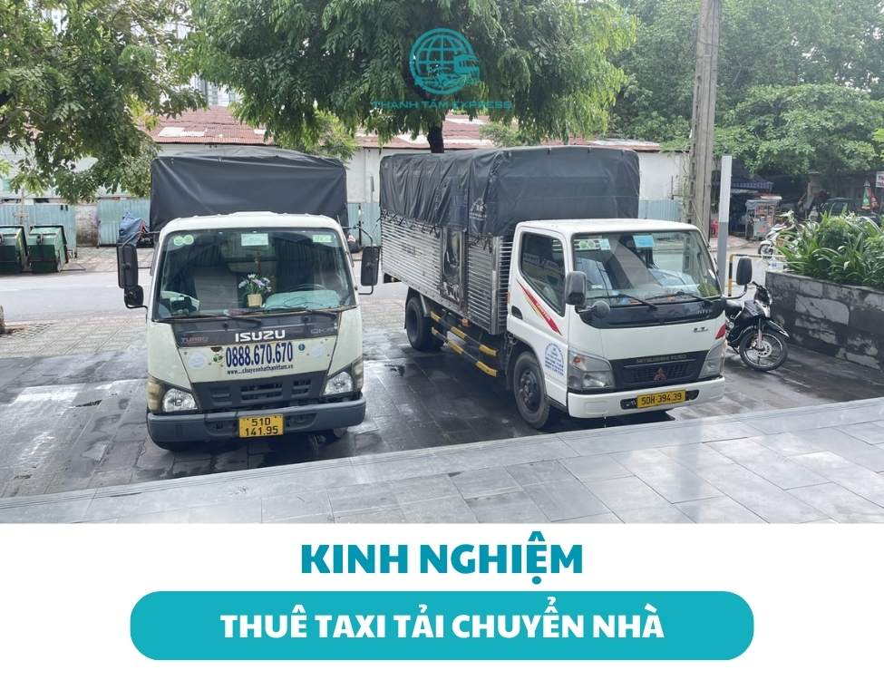 Kinh nghiệm thuê taxi tải chuyển nhà