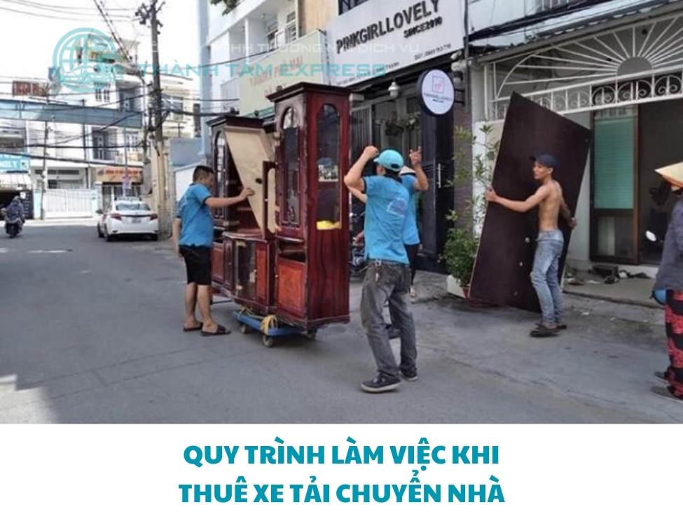 Quy trình làm việc khi thuê xe tải chuyển nhà từ TPHCM đi Quy Nhơn, Bình Định