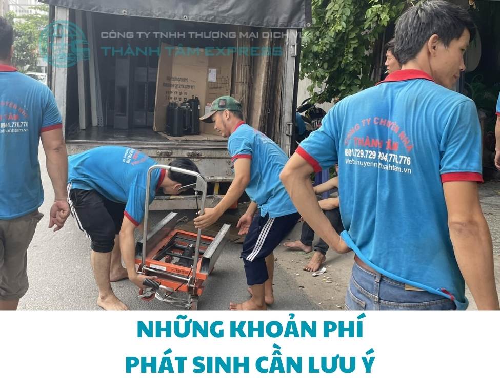 Những khoản phí phát sinh cần lưu ý