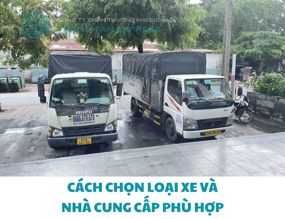 Cách chọn loại xe và nhà cung cấp phù hợp