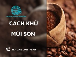 Khử mùi sơn bằng cà phê