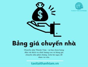 bảng giá chuyển nhà