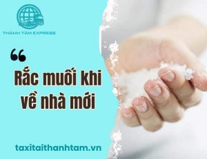 Rắc muối khi về nhà mới
